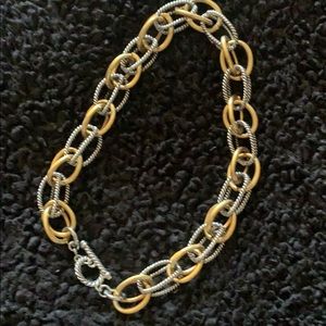 Large chain link necklace